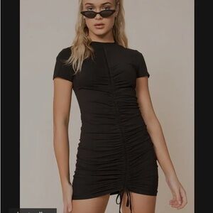 NWOT Sz M Superdown Ruched Tie Dress ($68)